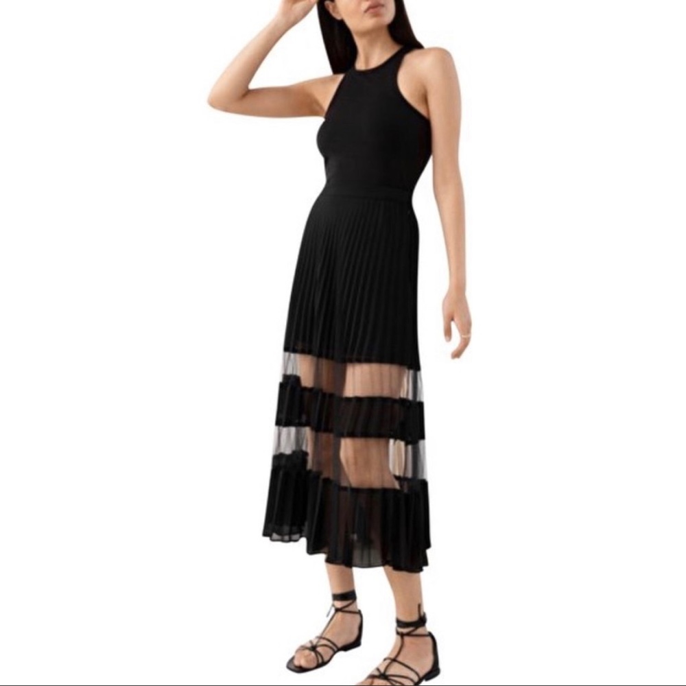 EUC & Other Stories Pleated See-through Midi Skirt - Picture 3 of 14